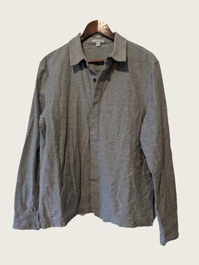 JAMES PERSE - Grey thick cotton shirt - Sz 2